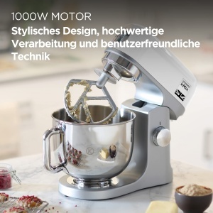 Masina de tocat Kenwood kMix KMX750WH, 5L, 1000W, Alb - Img 2