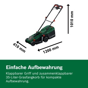 Masina de tuns iarba Bosch ROTAK18V-32, latime taiere 32 cm, inaltime taiere 25-65 mm - Img 6