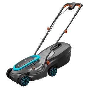 Masina de tuns iarba Gardena PowerMax 3218V, motor fara perii, pentru suprafete de pana la 300 m