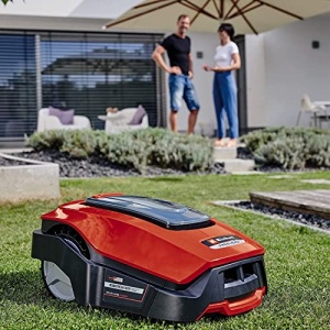 Masina de tuns iarba robot Einhell FREELEXO 1200 LCD BT (pentru pana la 1200 m2, masina de tuns iarba multizona, control prin aplicatie Bluetooth, pentru pante de pana la 35%, inclusiv baterie PXC si accesorii de instalare) - Img 9