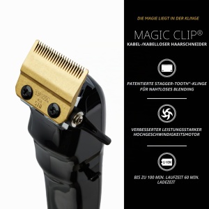 Masina de Tuns Wahl Kabellose Magic Clip, Negru, Motor Puternic, Tehnologie Blade Crunch - Img 2