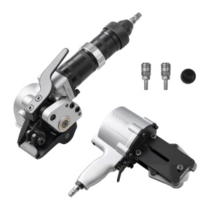 Masina de Umplere Pneumatica VEVOR 8500N pentru Benzi Metalice 19mm cu Taiere si Sigilare