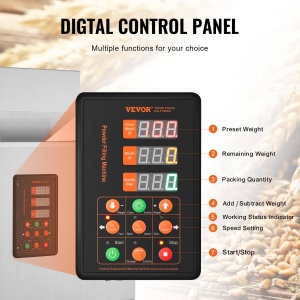 Masina de umplere VEVOR F-100-V2 Automata 1-100 g Inox pentru Pulberi si Particule - Img 4