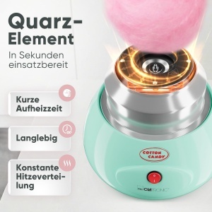 Masina de Zahar Cotomata Clatronic ZWM 3478, 500W, cu 10 Betisoare si Spritzschutz - Img 5