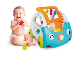 Masinuta de Activitate Infantino 3-in-1, Multicolora, pentru Bebei - Img 2