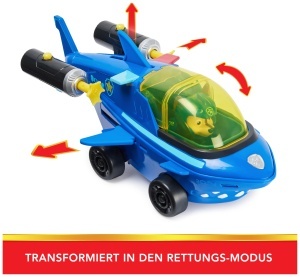 Masinuta Spin Master PAW Patrol Aqua Pups cu Chase si Design de Rechin 23 cm - Img 3