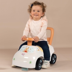 Masinuta Winnie Puuh 2-in-1 pentru copii - Rutscher si Lauflernwagen cu lenker, 10 luni - Img 4