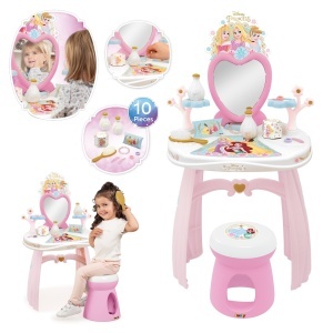 Masuta de Coafura Smoby Disney Princess, din materiale sigure, usor de transportat - Img 2