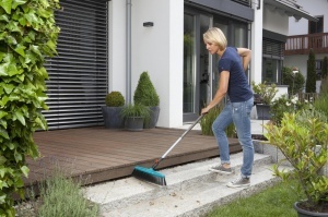 Matura pentru gradina Gardena combisystem, 45 cm, cu perii din polipropilena - Img 5