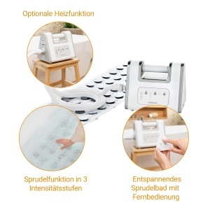 Medisana BBS Luftsprudelmatte Whirlpool pentru baie cu aromaspender si 3 intensitati - Img 4