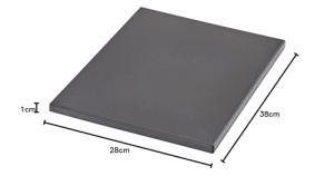 Metaltex 73381538 Tocator Polietilena 38x28x15 cm Negru - Img 5