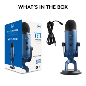 Microfon USB Logitech Blue Yeti Albastru Sunet Profesional - Img 9