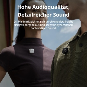 Microfon Wireless DJI Mic Mini, Negru, Ultralejer, 400m Distanta - Img 3