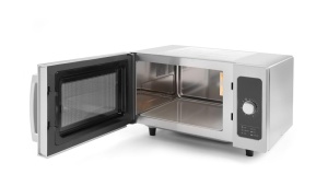 Microunde HENDI 1000W, 25L, inox, cu control mecanic - Img 4