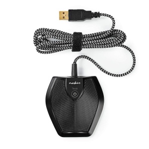 Mikrofon NEDIS USB pentru DesktopNotebook - Cablu de calitate superioara, Omnidirectional - Img 2