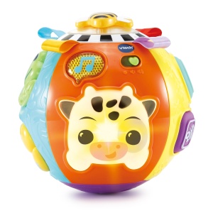 Minge de joc VTech Baby - Babys Entdeckerball, 5 suprafete, 6-36 luni