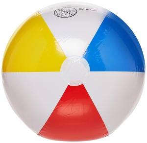 Minge de plaja Intex 59020NP, 51 cm, design colorat, din vinil - Img 3