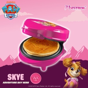Mini Waffeleisen Bestron APP500SHP Paw Patrol Design Skye Culoare Roz - Img 2