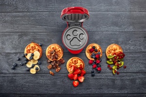 Mini Waffeleisen Paw Patrol, 550W, 10cm, Culoare Rosie - Img 3