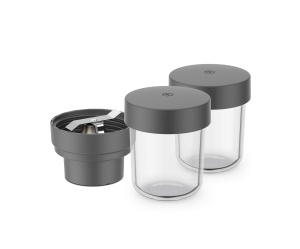 Mini Zerkleinerer Kenwood KAG30.000GY, 100ml, accesorii din sticla, inox - Img 5