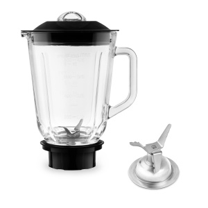 Mixer cu suport Ufesa BS4100 rosu chihlimbar, recipient din sticla 0.8L, functie de zdrobire a impulsului/ghetii, 2 viteze + puls, 4 lame din otel inoxidabil, 900 W, inchidere ermetica, fara BPA, inox rosu, exclusiv - Img 3