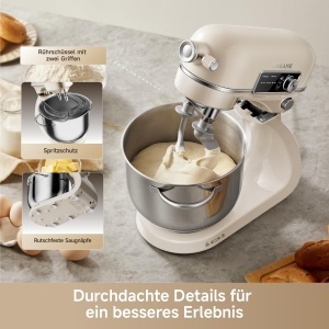 Mixer de bucatarie Dreame BioKnead, 800W, 6L, cu display digital - Img 9