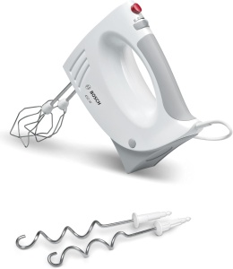 Mixer de mana Bosch MFQ3530 450 W 5 trepte accesorii din inox alb