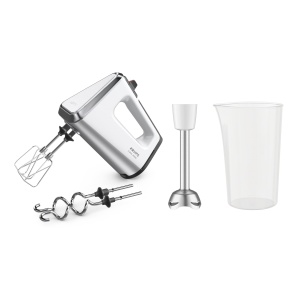 Mixer de mana Krups 3 Mix 9000, 750 W, albsilver, accesorii incluse