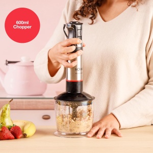 Mixer de mana Solac Pro Chef 1501, 1500 W, 4 cutite din otel inoxidabil - Img 8