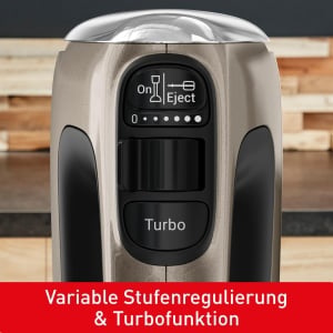 Mixer de mana Tefal Power Mix Silence HT650E 600W motor silentios Turbo gri - Img 4