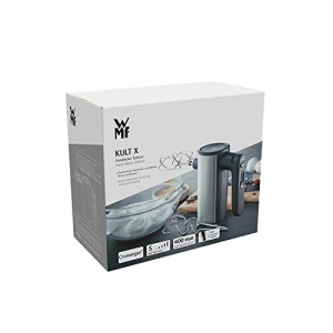 Mixer de mana WMF Kult X Edition, mixer de mana, tel cu 5 setari de viteza, functie turbo, mixer de mana 400 W, Cromargan mat, negru - Img 7