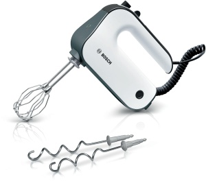 Mixer vertical Bosch Styline MFQ49300, 850 W, 2 teluri si 2 carlige, albgri inchis