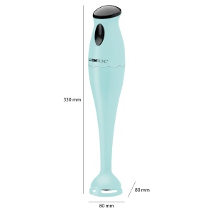 Mixer vertical Clatronic SM 3577, 180W, inox, cu bol de 500 ml, mint-verde - Img 5