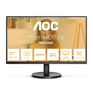 Monitor AOC U27B3M 27 inch UHD, 60Hz, Panou VA, Negru - Img 2