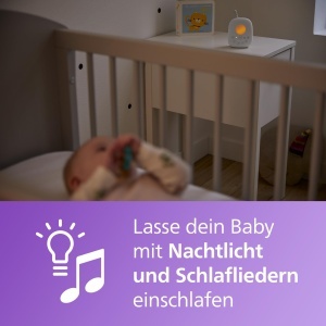 Monitor audio pentru bebelusi Philips Avent SCD71326 DECT Eco-Mode Temperatura si Lumina de noapte - Img 5