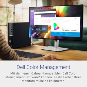 Monitor Dell U2724D UltraSharp QHD 2560x1440 de 27 inchi 120 Hz IPS negru 5 ms 98 DCI-P3 2 X USB-C 2 x DisplayPort HDMI 3 USB 3 ani garantie argintiu - Img 4