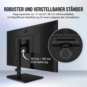 Monitor Gaming Corsair XENEON 32UHD144-A, 32 inch, 4K, 144Hz, IPS, Negru - Img 8
