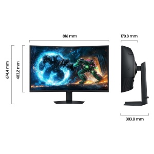Monitor Gaming Curbat Samsung Odyssey G75F, 37 Zoll, 4K UHD, 165 Hz - Img 5