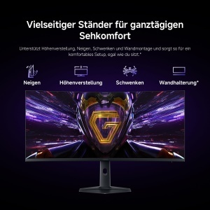 Monitor Gaming Curbat Xiaomi C34WQDA-RGGL, 34 Zoll, 180Hz, 1ms - Img 10