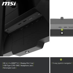 Monitor Gaming MSI MAG 274UPDF E16M 27 4K UHD 3840x2160 0,5ms - Img 6