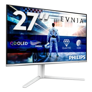 Monitor Gaming Philips 27M2N6501L, 27 inch, QHD OLED, 240Hz, Alb