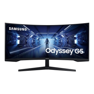 Monitor Gaming Samsung G5 C34G55TWWP, 34 inch, VA, UWQHD, 165 Hz, Negru