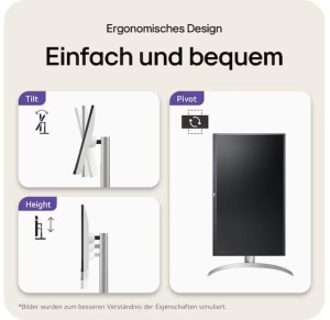 Monitor LG 27UP85ZK-W 27 inch 4K UHD IPS, DisplayHDR 400, USB-C - Img 5