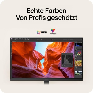Monitor LG Ultrafine 27U730A-B, 27 inch, 4K UHD, USB-C, Negru - Img 3