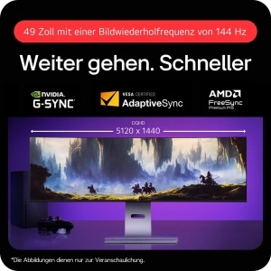 Monitor LG UltraWide 49U950A-W, 49 inch, Curbat, DQHD, 144Hz, USB-C - Img 7
