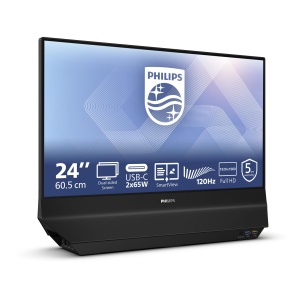 Monitor Philips 24B2D5300, 24 inch, FHD, 120Hz, USB Hub, Negru