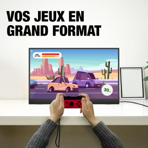 Monitor portabil Logicom NOMAD 15,6 inch FHD 1920x1080, USB-C, HDMI - Img 2