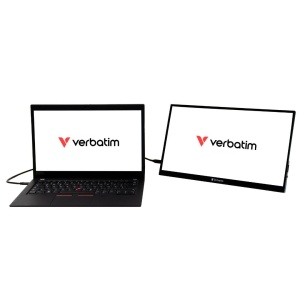 Monitor portabil Verbatim PMT-15, 15.6 Full HD, touchscreen, 10001 - Img 2
