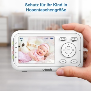 Monitor video pentru bebelusi VTech VM3255, 2.8 LCD, camera ajustabila, sunet clar - Img 4