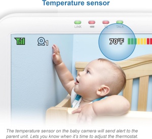 Monitor video pentru bebelusi VTech VM5254, ecran LCD 5 inch, vedere nocturna - Img 4